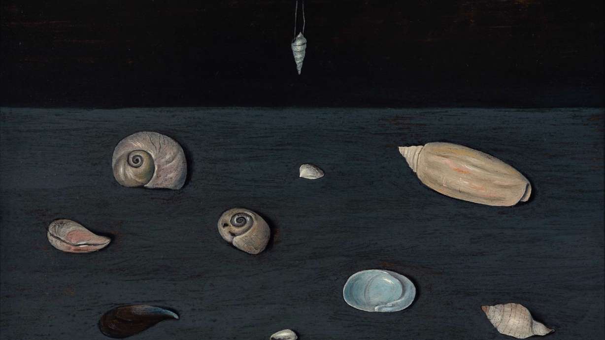 Gertrude Abercrombie's 1951 painting "Alderman Merriam’s Shells."