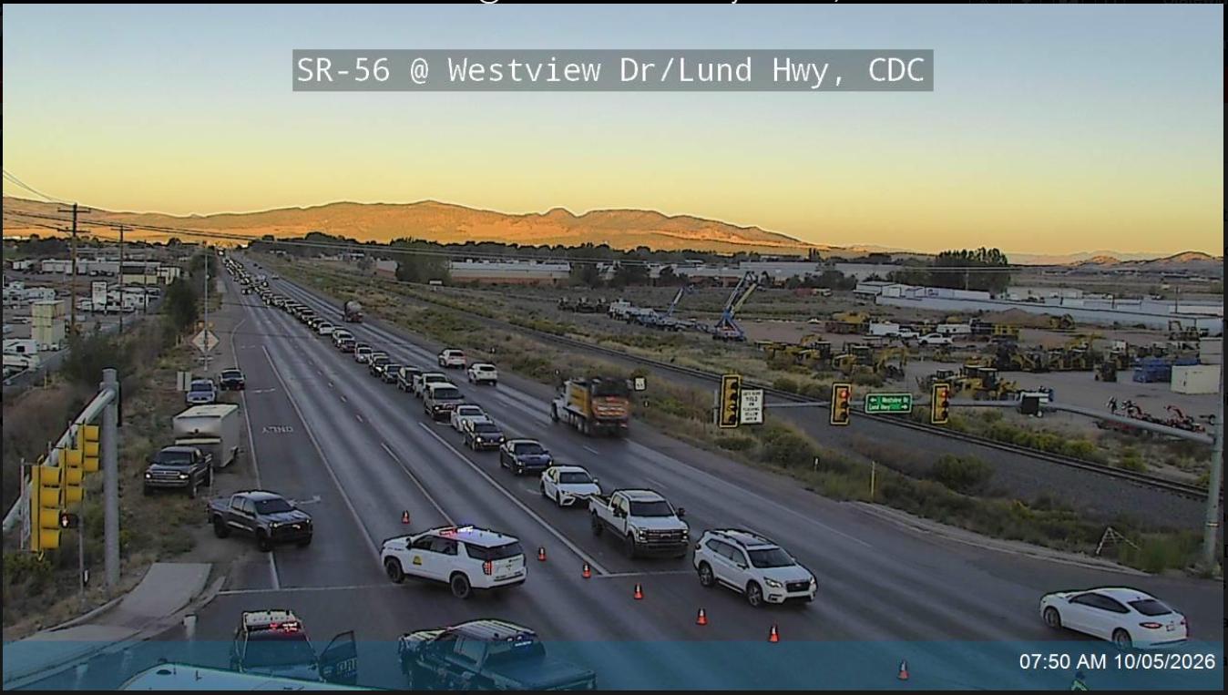 At least one dead in Cedar City crash involving a school bus and motorcycle