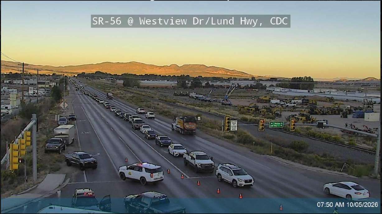 Utah Highway Patrol investigated a fatal crash involving a motorcycle and a school bus on Monday, Oct. 5, 2026.