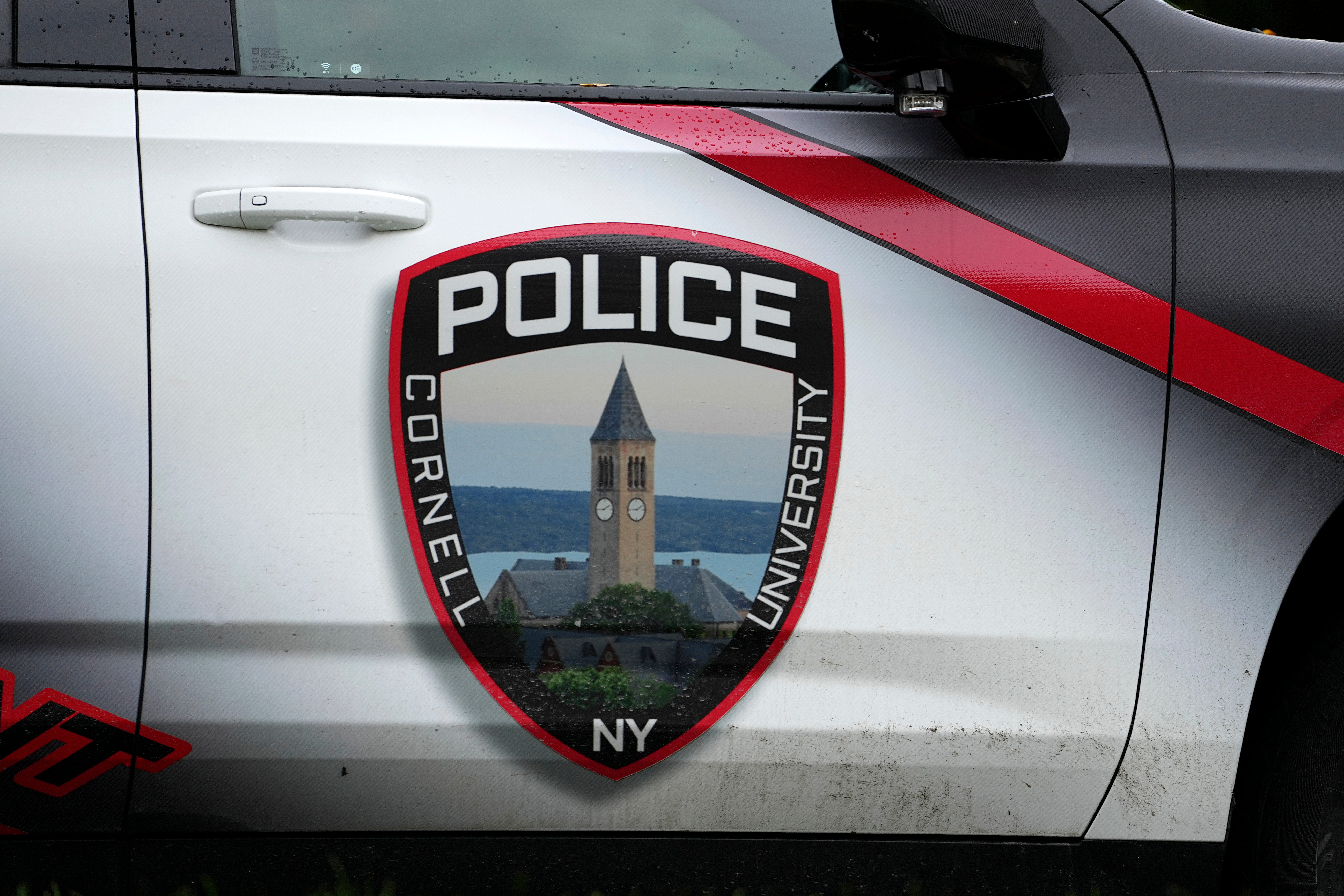 Cornell building is sprayed with graffiti blasting school's response to gang rape complaint