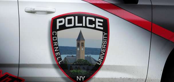 Cornell building is sprayed with graffiti blasting school's response to gang rape complaint