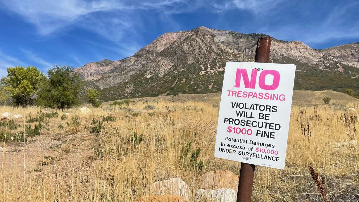 A 500-acre, 1,637-unit development proposal on the mountainside overlooking North Ogden has sparked concern among some. The photo from Saturday shows part of the project area.