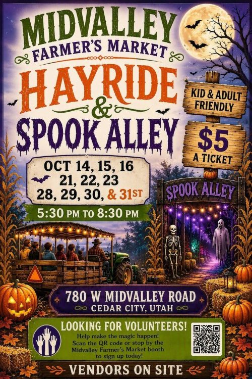Midvalley Farmers Market Hayride & Spook Alley