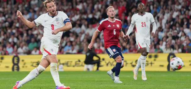 Harry Kane scores on record-tying 125th appearance for England