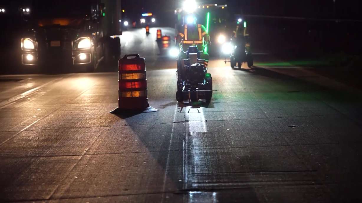 Project Completion Timer UDOT nears partial completion of 'zebra striping' project to improve ...