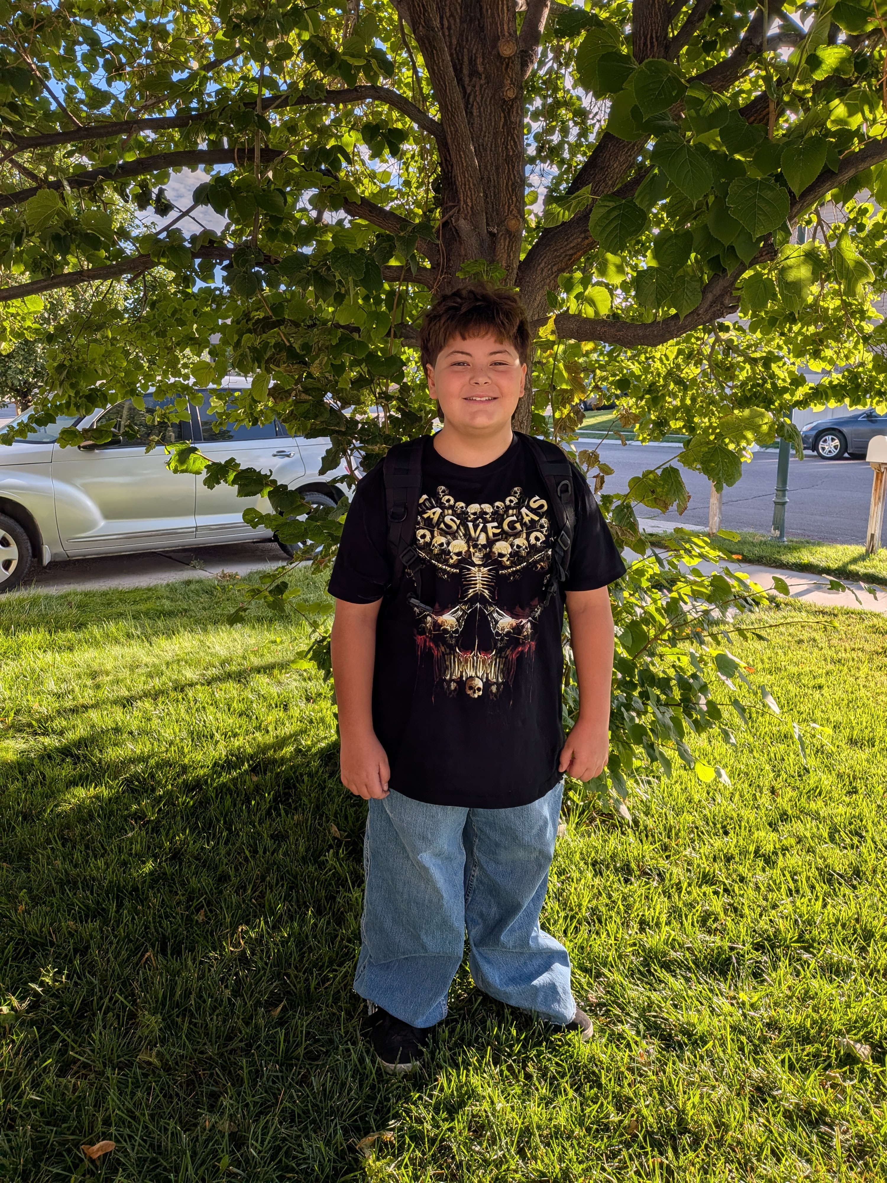 Nolan, age 12, is jockeying for first place in Stan Lee's Super Kid competition.