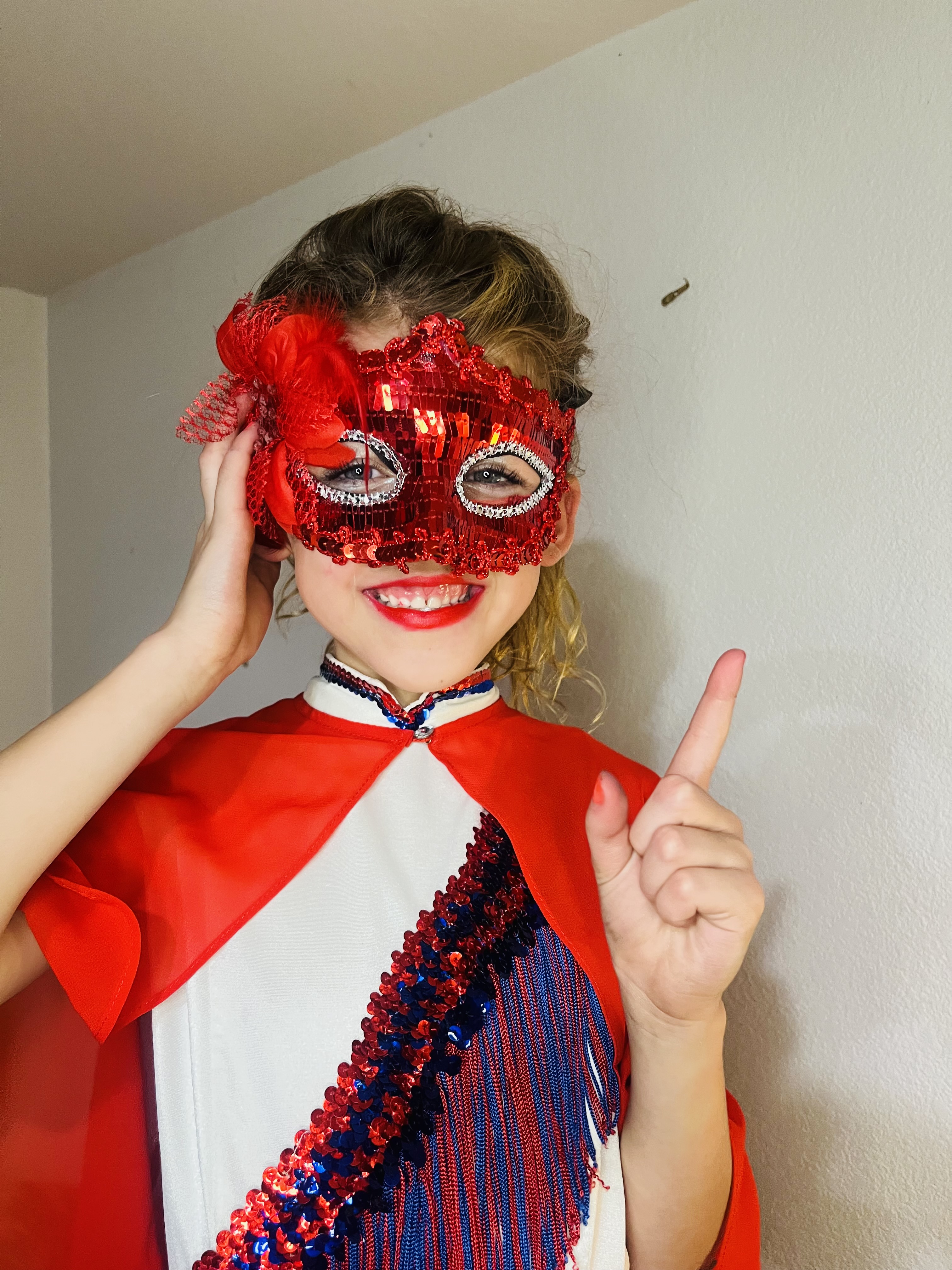 Daisy, age 7, is jockeying to win Stan Lee's Super Kid competition.