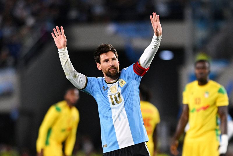 Soccer-Messi signs off in tears after one last Argentina master class