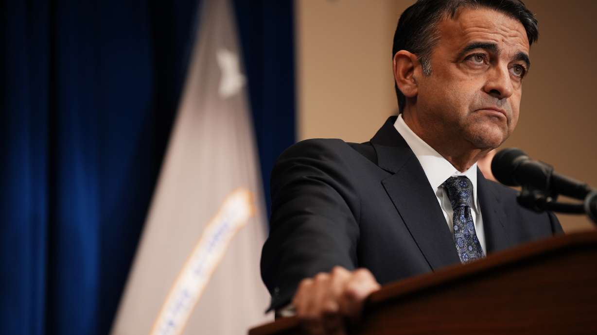 Daniel Rosen, U.S. attorney for the District of Minnesota, speaks during a news conference, Wednesday, in Minneapolis.