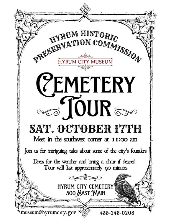 Hyrum City Cemetery Tour