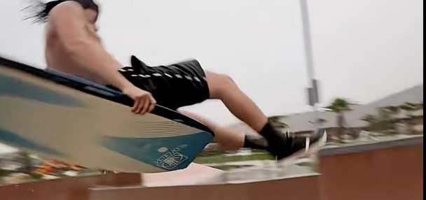 Have You Seen This? Rainy day skate park turns into extreme water stunt
