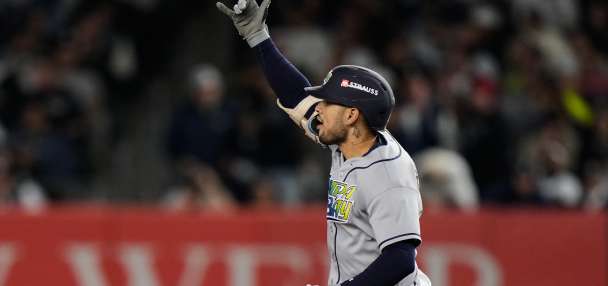 Rays beat Yankees 4-3 for 3-game Division Series sweep behind Mesa homer, fan interference call