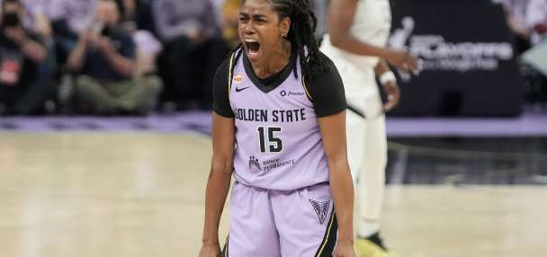 Burton's 3-pointer with 41 seconds left helps send Valkyries past Aces 83-81 for 2-0 semifinals lead