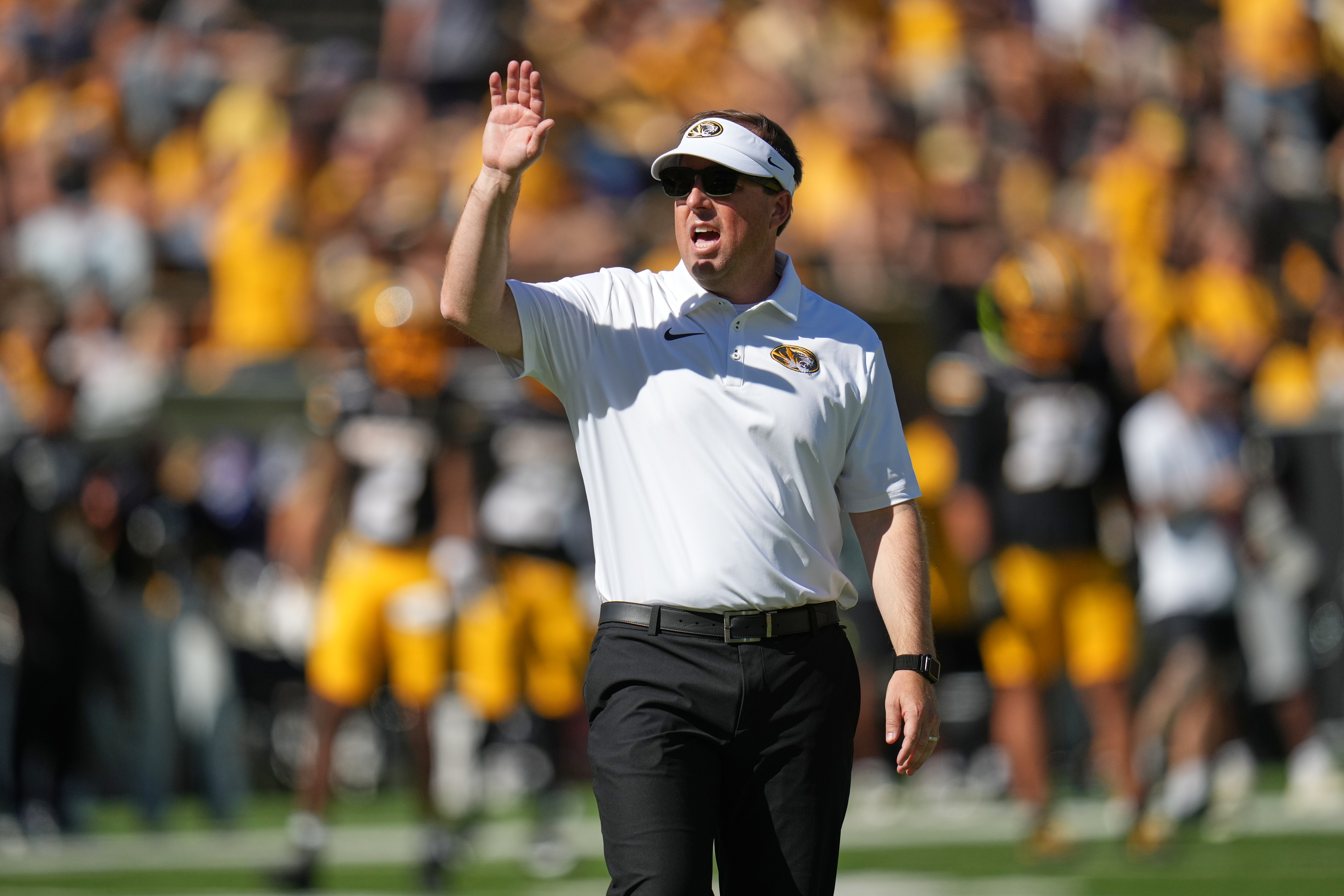 Missouri coach Eli Drinkwitz says freshman Johnnie 'DJ' Jones receives a heart transplant
