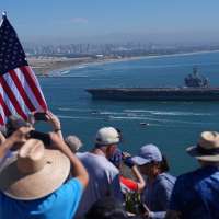The long-deployed USS Lincoln returns home to San Diego Bay