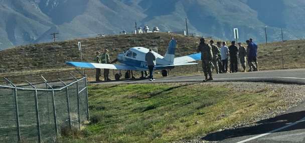 Private plane makes emergency landing inside Hill Air Force Base