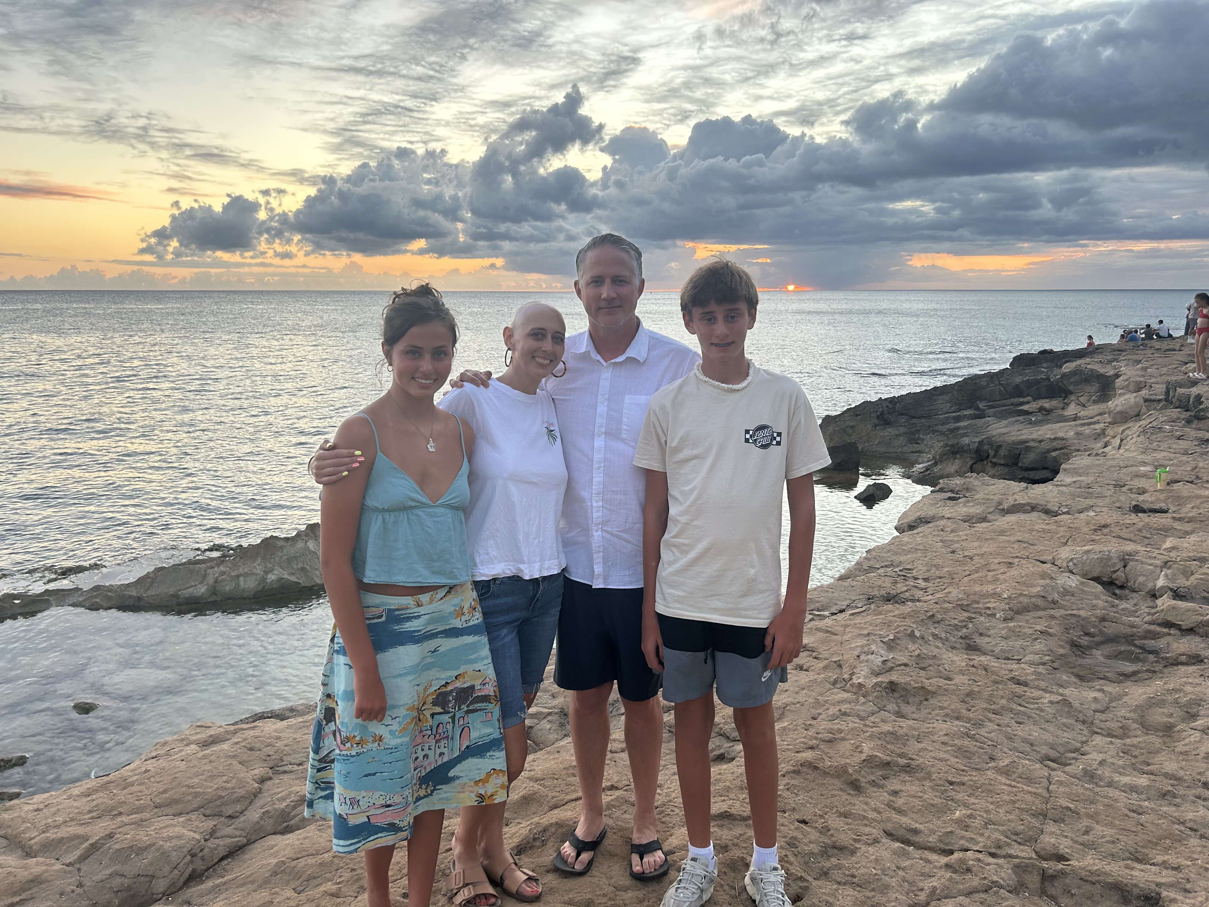 Dani Kurtz is pictured with her family in an undated photo.