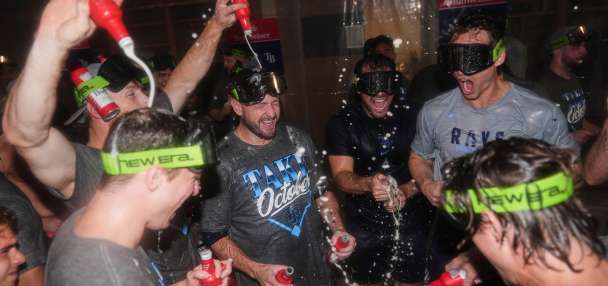 Singing `New York, New York,' Rays revel in recognition as they head to AL Championship Series