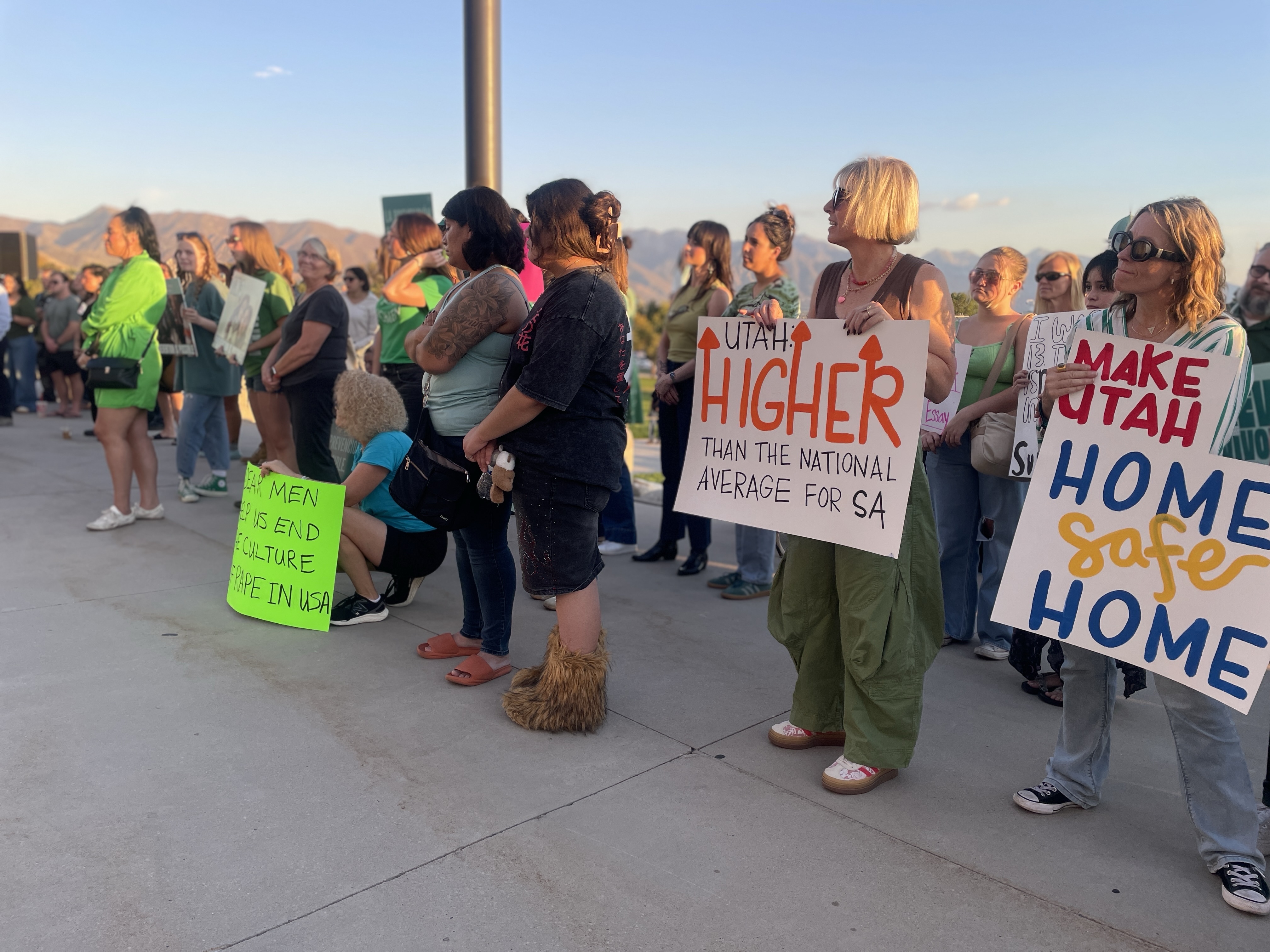 Utah rally prompted by Cornell case urges men to help prevent sexual violence 