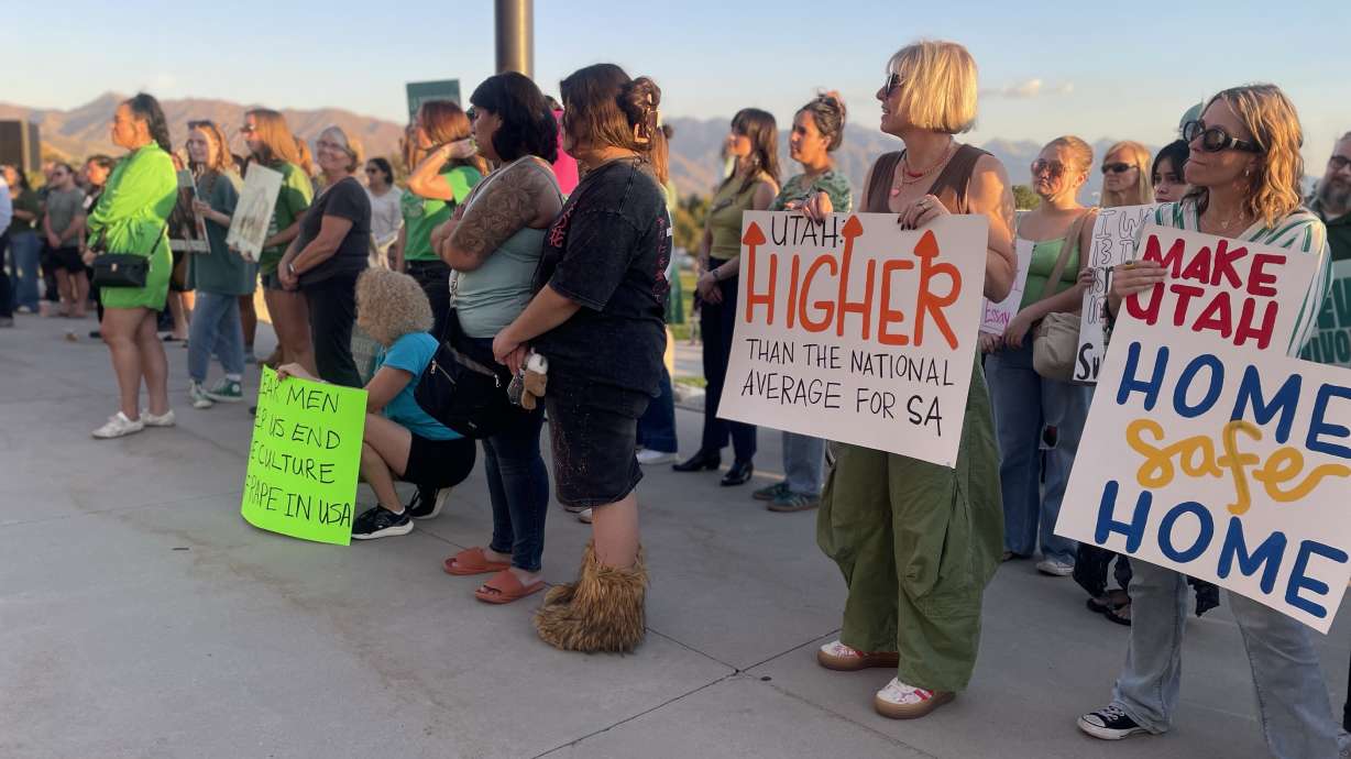 A rally, organized by the Utah Coalition Against Sexual Assault, came as a sexual assault case involves a former Cornell University student. Speakers at the rally called for culture change, policy reforms and greater accountability from men in efforts to prevent sexual violence.