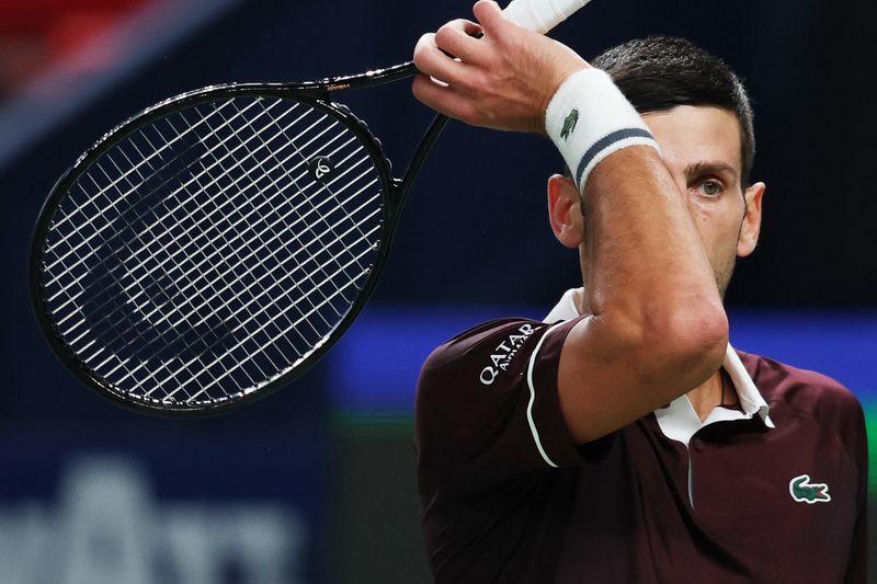 Tennis-Hurkacz dumps Djokovic out of Shanghai Masters to reach third round