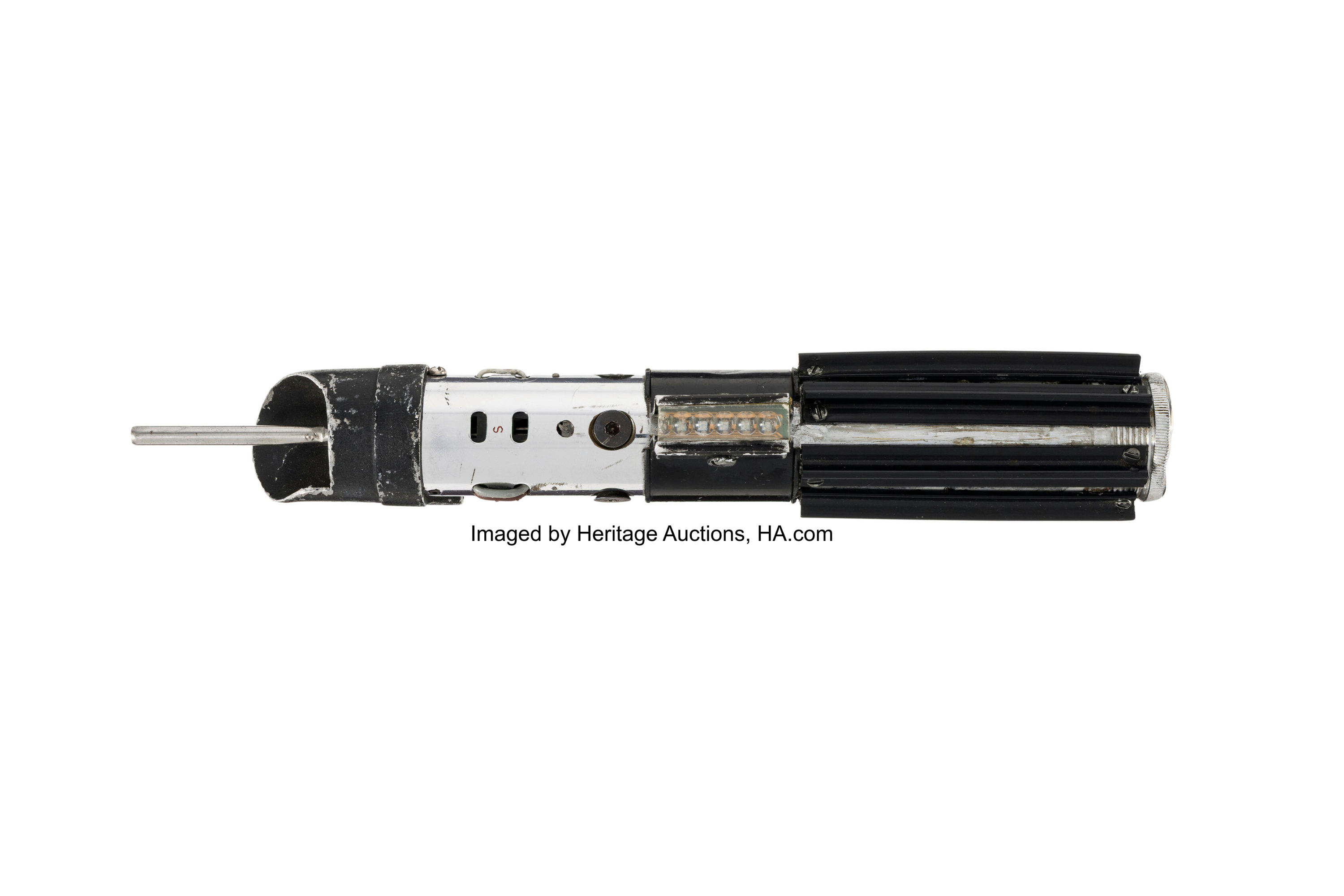A lightsaber used by the character Darth Vader in the film "The Empire Strikes Back."