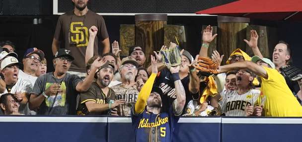 Brewers' Garrett Mitchell showcasing what he can do when healthy after missing last year's playoffs