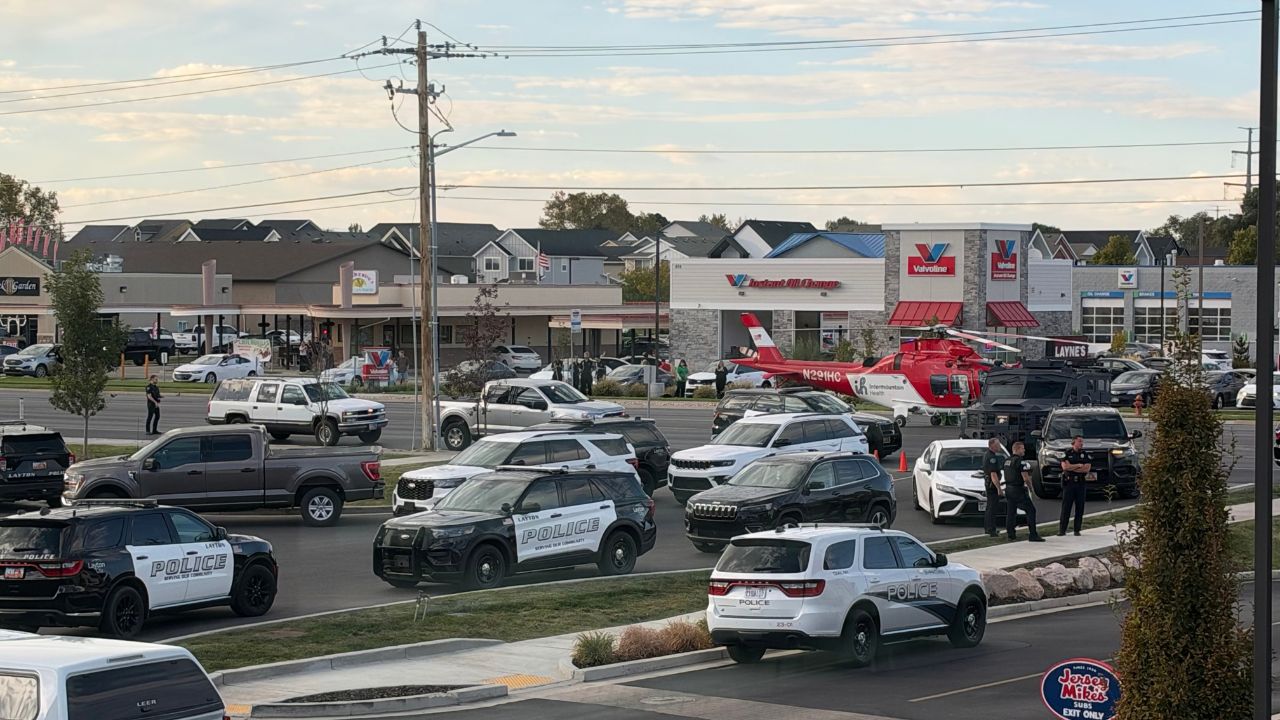 Davis County police shooting hospitalizes 1 person
