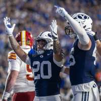 Bear Bachmeier's career night pushes No. 8 BYU past Iowa State