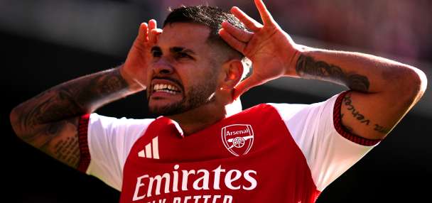Guimarães stunner seals comeback win for Arsenal over Leeds, 10-man Spurs draw at United