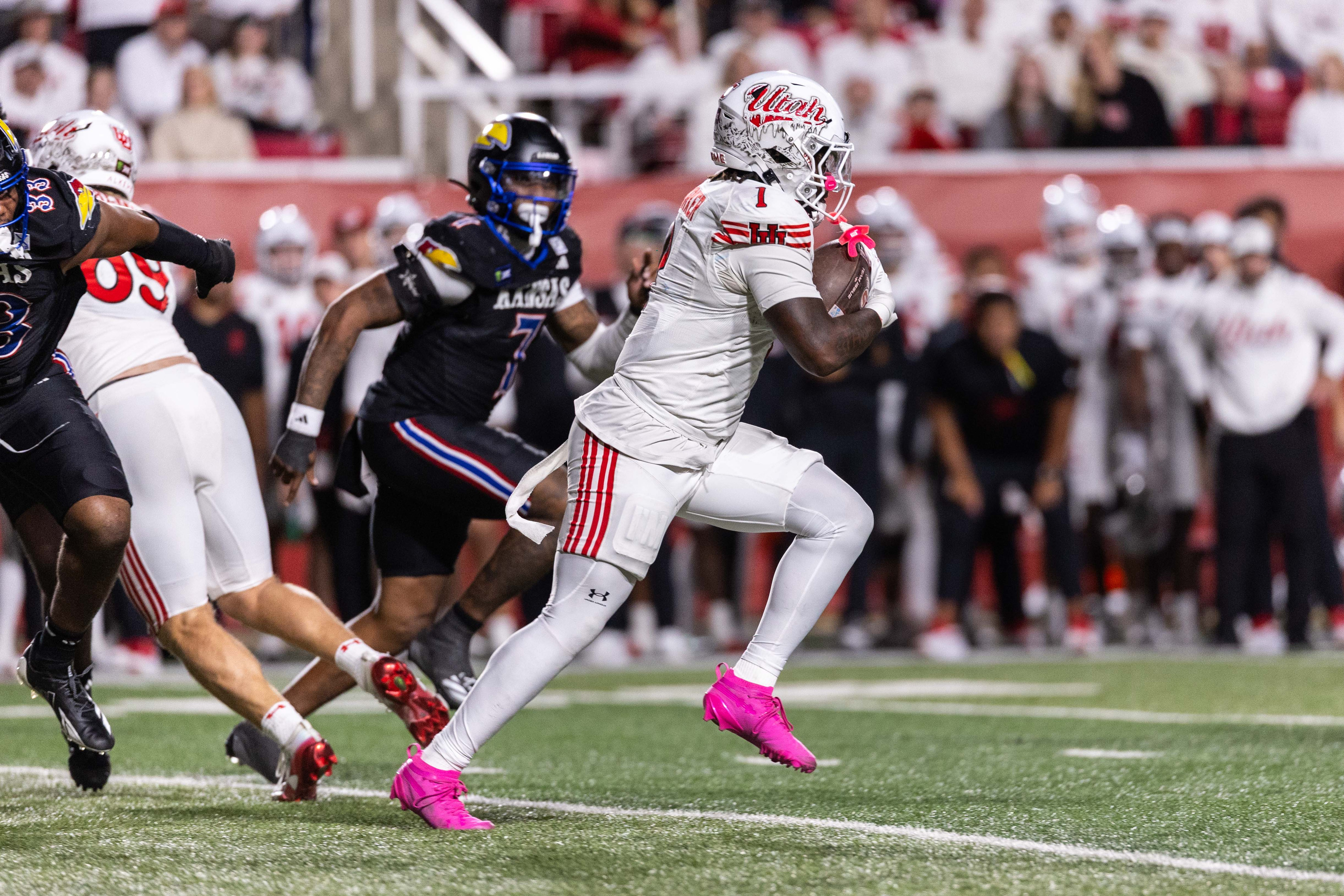 Instant Takeaways: Wayshawn Parker powers Utah past Kansas 41-24