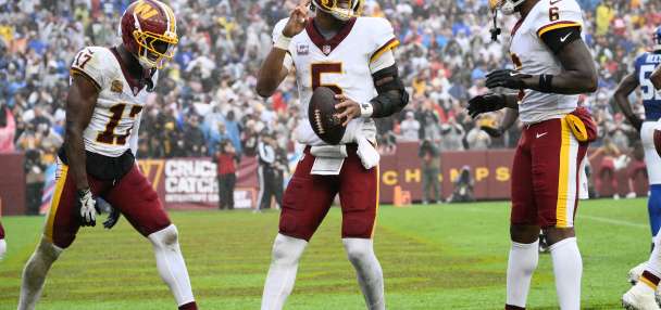 Jayden Daniels and Commanders settle for 27-27 tie with Giants after botching final play of OT