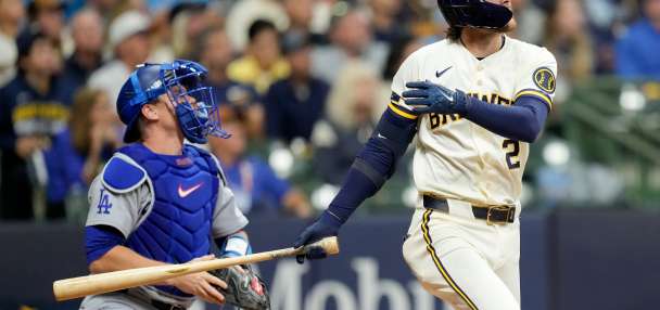 Turang homers and Milwaukee's bullpen delivers as the Brewers beat the Dodgers 2-1 in NLCS opener