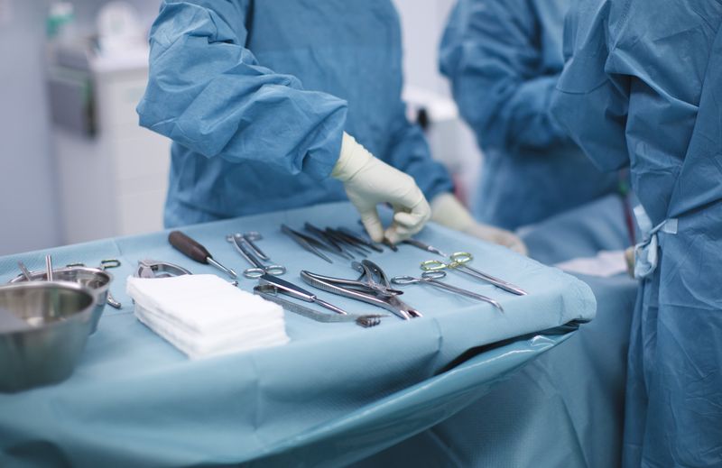 Medical equipment is seen in an operating room in this illustration taken October 27, 2011.