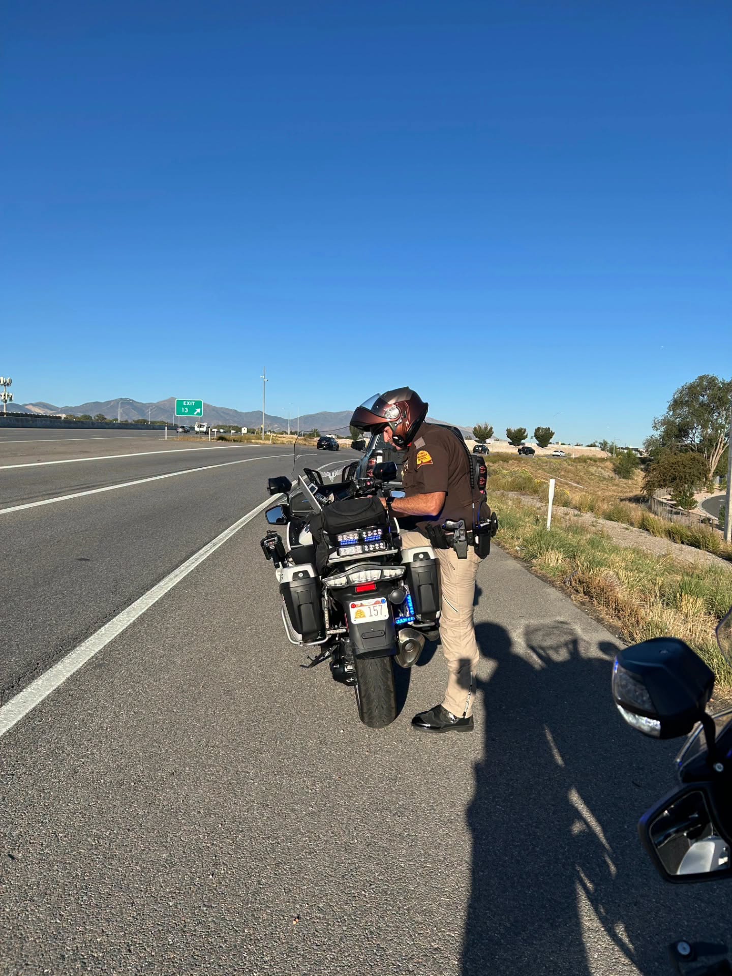 UHP trooper Steve "Odie" Myer is pictured.