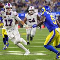 Josh Allen racks up 331 yards and Bills outlast Rams with help from blocked FG for 37-34 win in OT