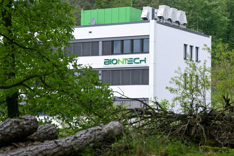 BioNTech plant building in Marburg, Germany, May 6, 2026.
