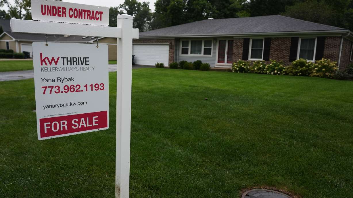 Sales of previously occupied homes rose in September from the previous month, but slowed compared to a year ago, the latest sign the housing market remains stalled.