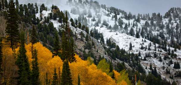 Utah ski resorts see first snow of the season