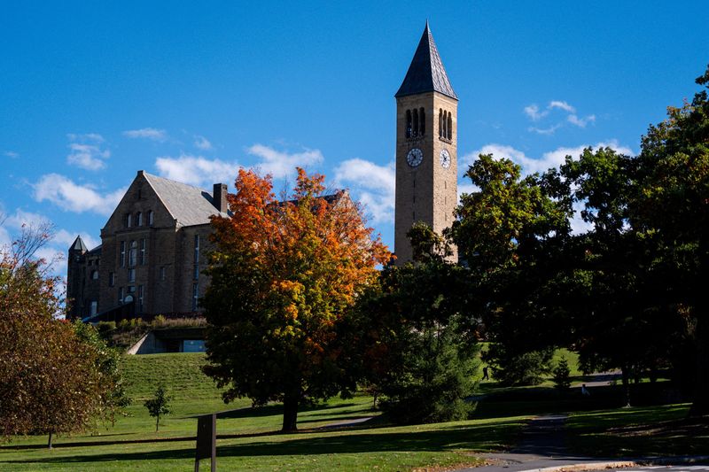 FILE PHOTO: Cornell University during an investigation into alleged sexual assaults at Chi Phi fraternity, in Ithaca, New York, US, October 8, 2026.