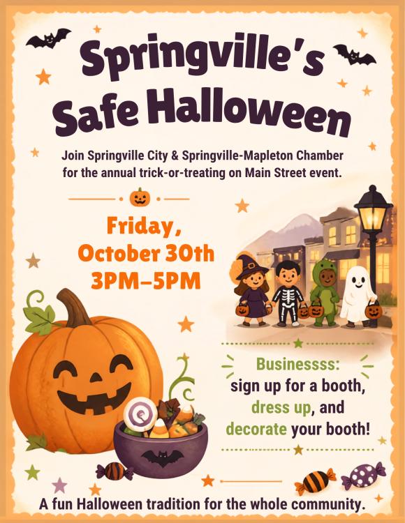 Springville’s Safe Halloween 2026