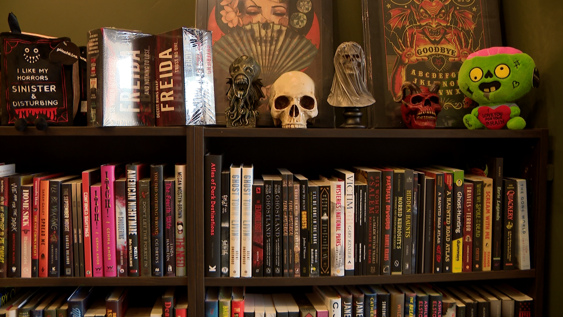 Nocturnal Nook Novelties in Lehi, is pictured on Tuesday. Tucked just off Main Street in Lehi, one independent bookstore is bringing spooky season to life all year long.