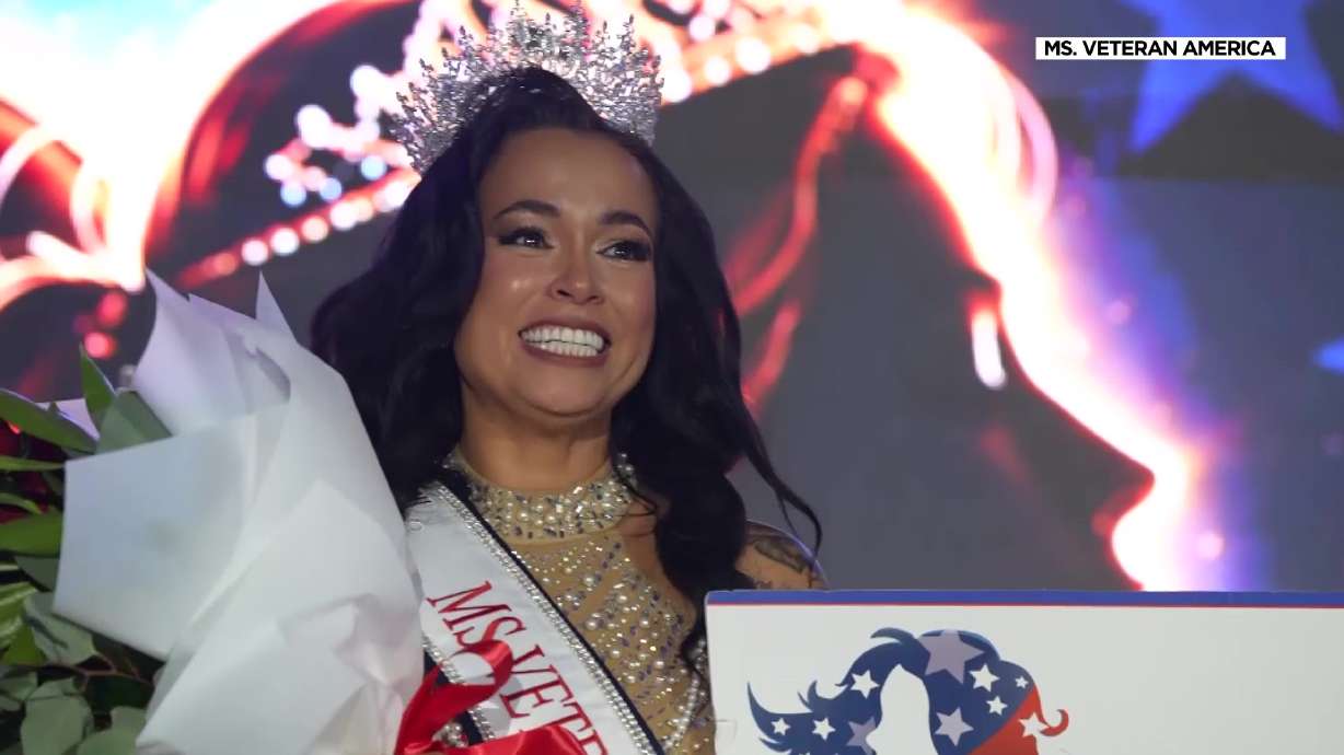 Kimberly Chatto, a U.S. Air Force veteran from Utah, was crowned this year's Ms. Veteran America.