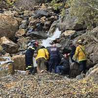Witnesses: Before Big Cottonwood flooding Sunday, there was a rescue in the same area