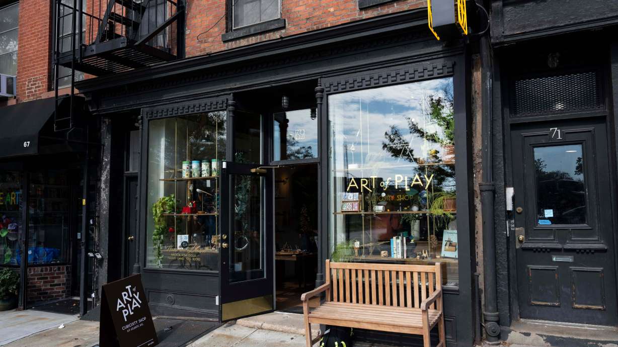 A general view shows Art of Play, Tuesday, in the Brooklyn borough of New York. Kelly Clarkson's recent dispute with the Brooklyn store highlights the power dynamics between celebrities and everyday people.