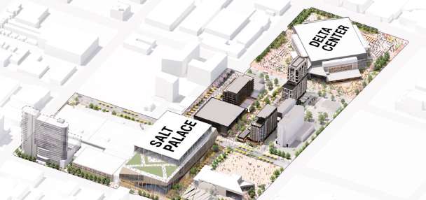Smith Entertainment Group, Salt Lake leaders unveil updated downtown vision