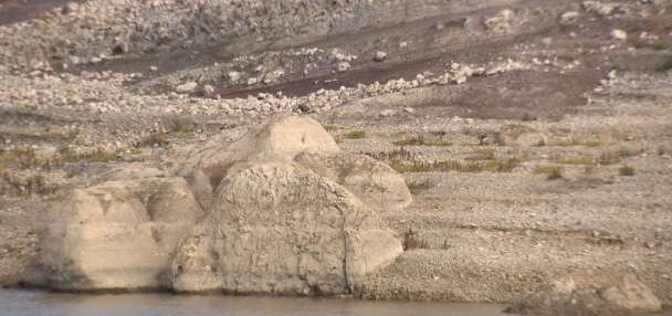 Recent rain brings renewed hope despite low water levels at Piute Reservoir
