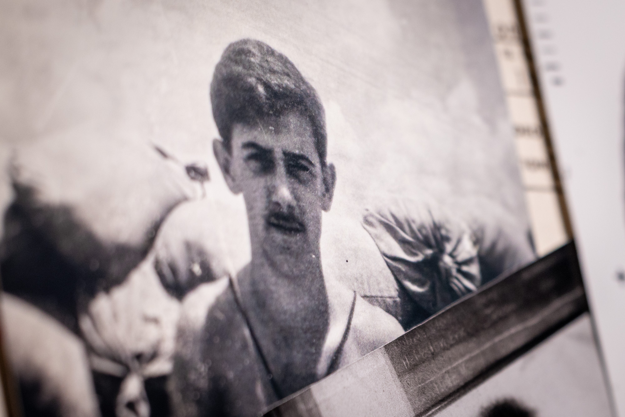 Photo illustration showing a young John Thomas Sparks, likely during his service in the Vietnam War during 1967-68. Sparks dated Nancy Perry Baird during the late '60s, and Baird kept this photo of Sparks among her possessions. Nancy Baird disappeared on July 4, 1975. Sparks was questioned by police early in the Baird investigation.