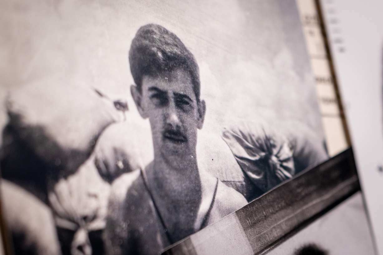 Photo illustration showing a young John Thomas Sparks, likely during his service in the Vietnam War during 1967-68. Sparks dated Nancy Perry Baird during the late '60s, and Baird kept this photo of Sparks among her possessions. Nancy Baird disappeared on July 4, 1975. Sparks was questioned by police early in the Baird investigation.