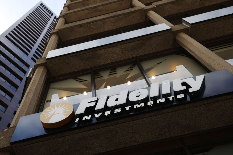 A sign marks a Fidelity Investments office in Boston, Massachusetts, U.S., April 28, 2022.